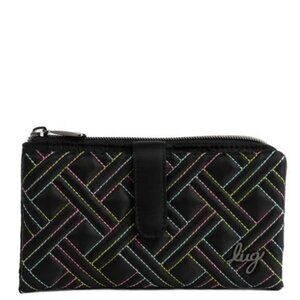 Lug Tram 2 RFID Wallet Black Icepop Stitch